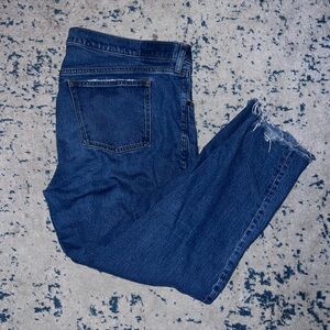 Abercrombie curve love mid rise 90s straight jean